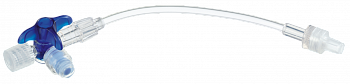 Кран 3-ходовой Дискофикс С с Сэйффлоу 360° синий линия 50 см купить в Калуге