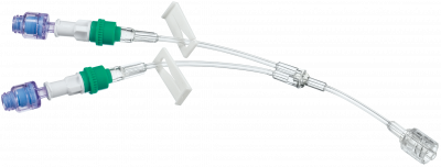 Удлинительная Y-линия с 2-мя коннекторами Сэйффлоу и возвратным клапаном 12 см купить оптом в Калуге