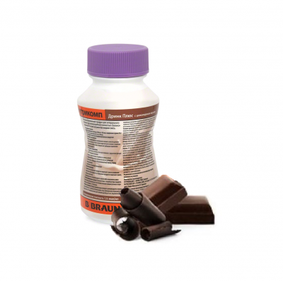 Нутрикомп Дринк Плюс шоколадный 200 мл. в пластиковой бутылке купить оптом в Калуге
