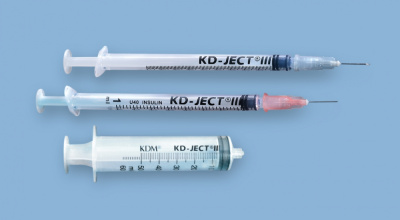Шприц инъекционный 3х-компонентный с иглой G29 (0,33х12мм) 1мл инсулиновый U-100 — 100 шт/уп купить оптом в Калуге